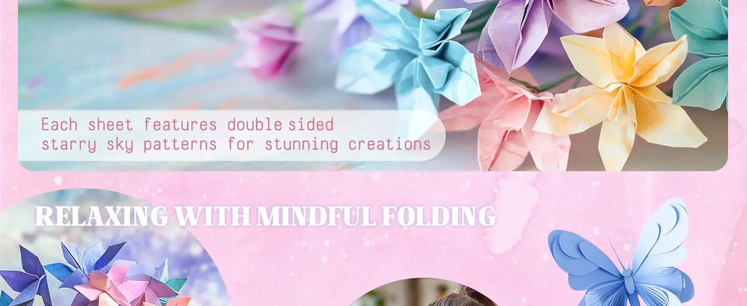 Double-Sided Origami Paper Kit – 50–200 Sheets