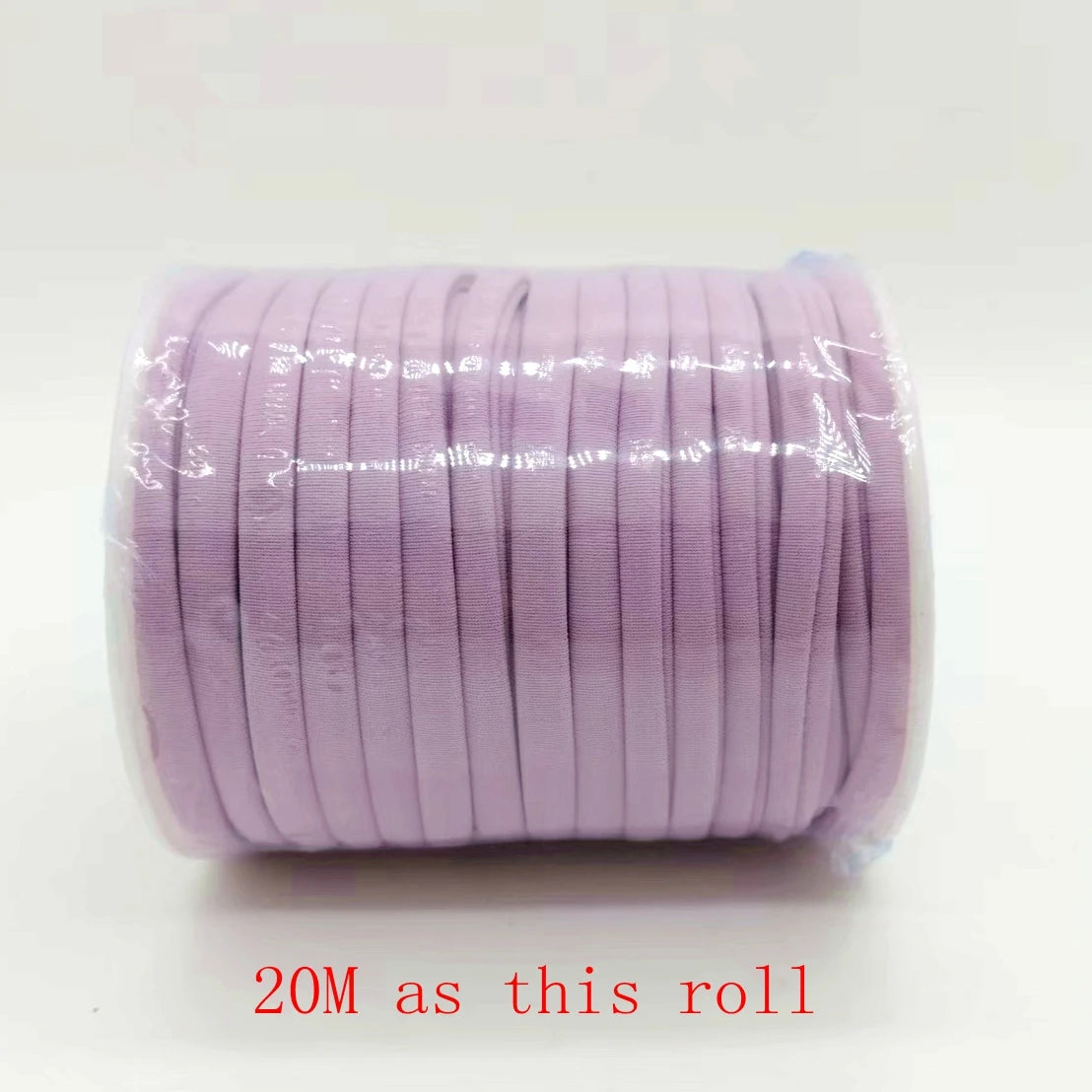 5mm Elastane Cord – Plain Color Hollow Stitched Elastic Band (46 Colors)