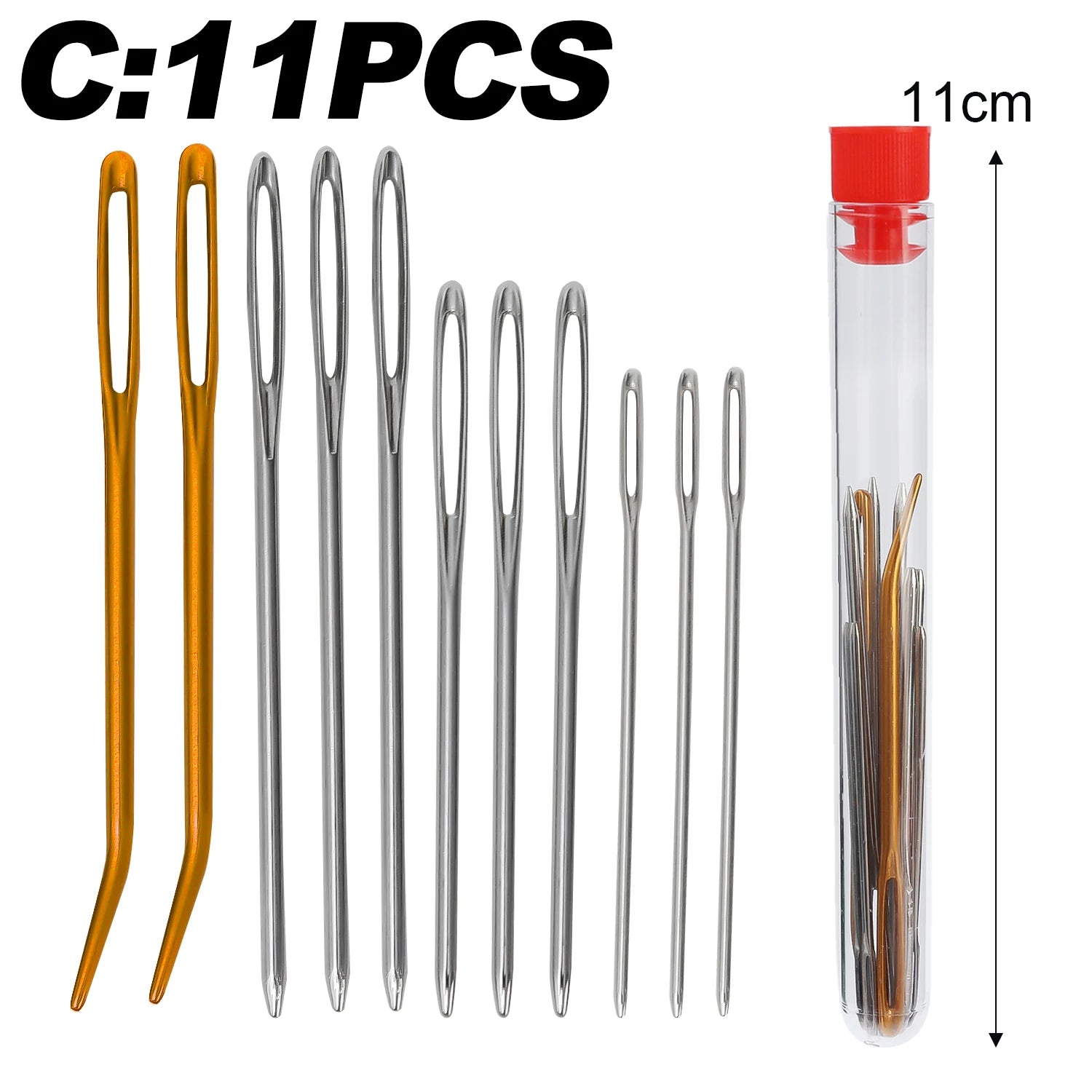 Large Eye Sewing Needles Kit