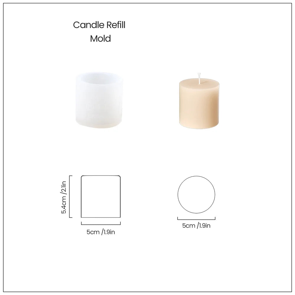 Christmas Candle Jar Silicone Mold – Nicole Christmas Tales Gypsum & Jesmonite Mold