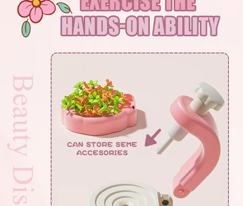 Fabric Flower DIY Craft Kit – Handmade Bouquets for Kids’ Toys & Gifts