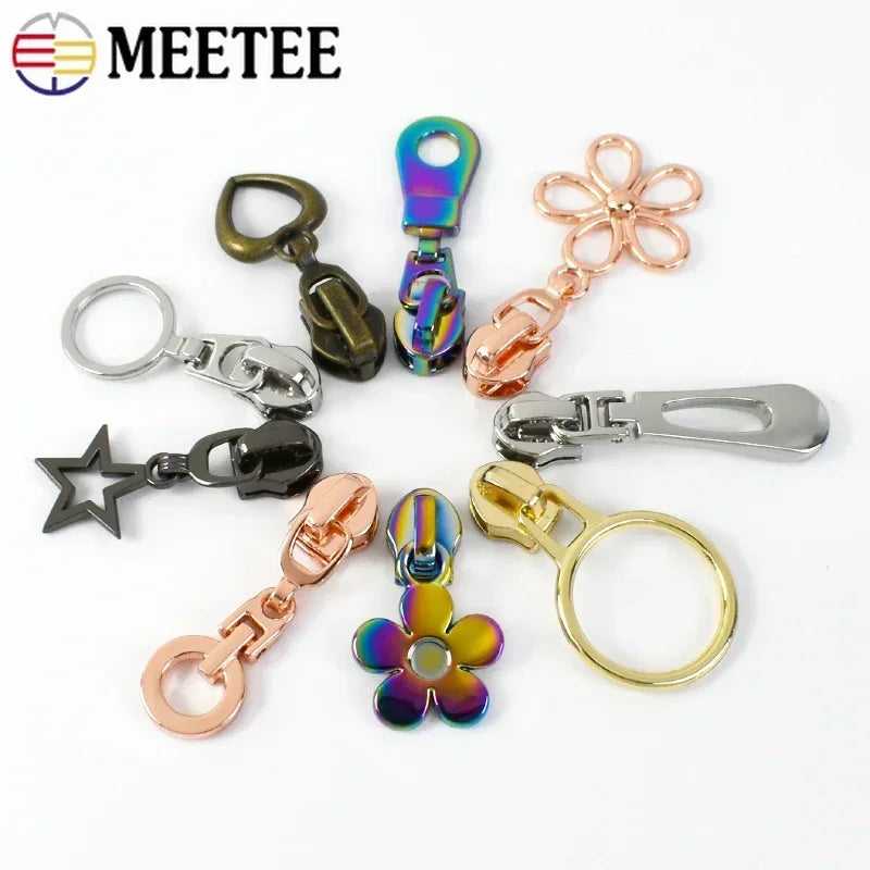 #5 Nylon Zipper Sliders – Replacement Pullers for Bags, Jackets & Sewing Repair (10/30PCS)