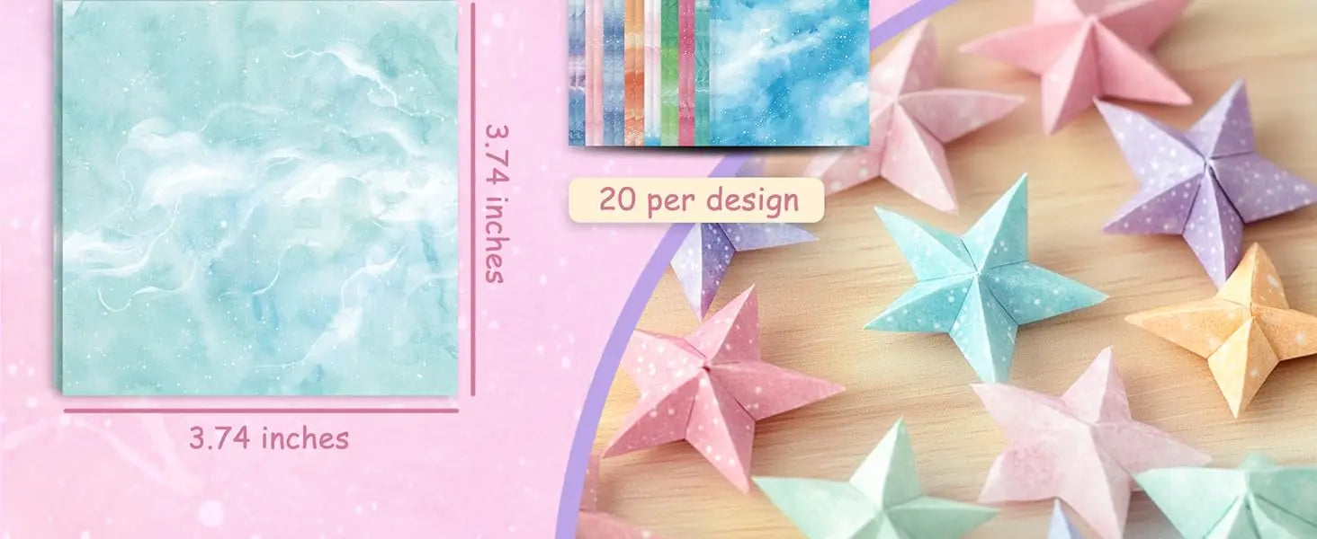 Double-Sided Origami Paper Kit – 50–200 Sheets