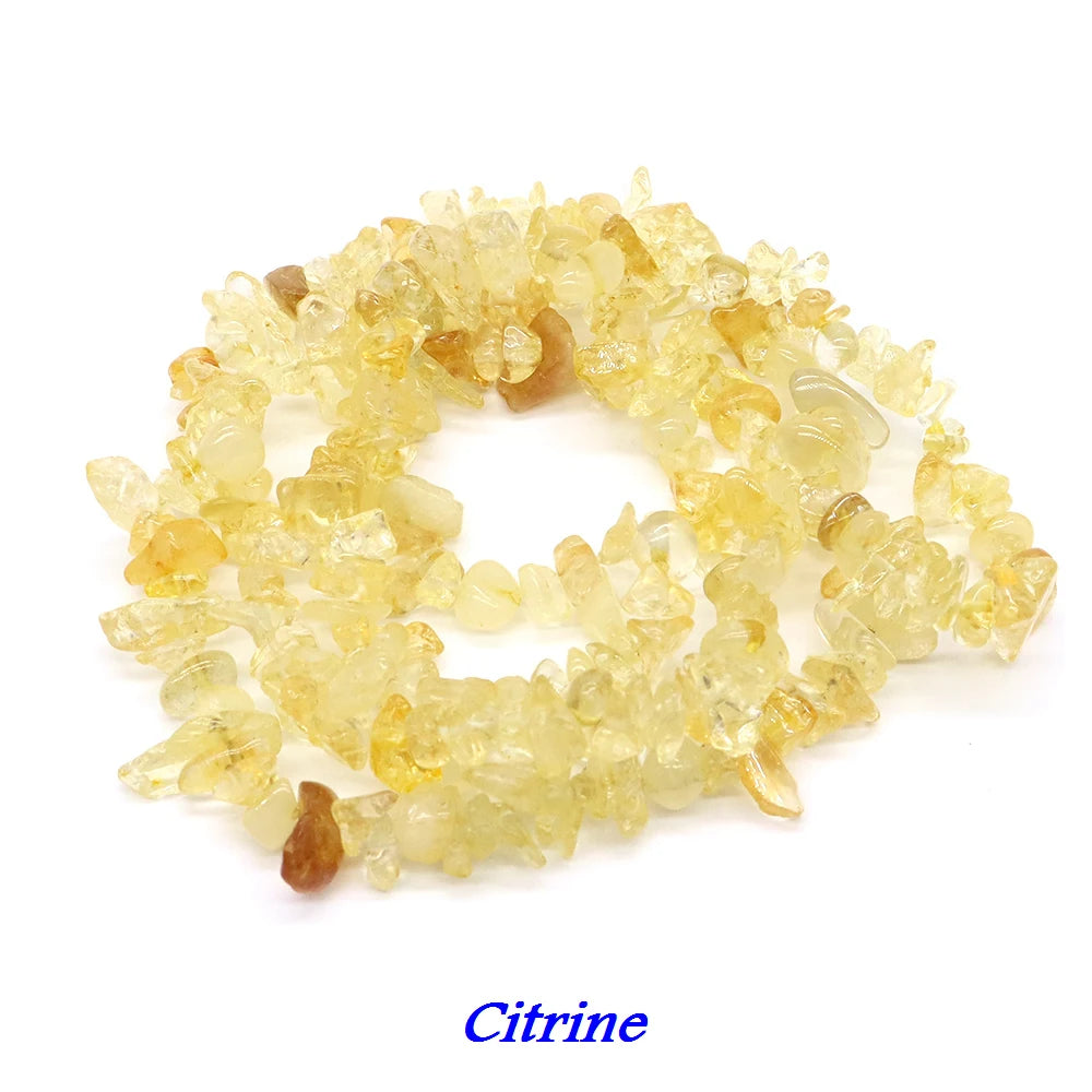 Natural Aquamarine Quartz Beads – Freeform Chips for DIY Jewelry & Crafts