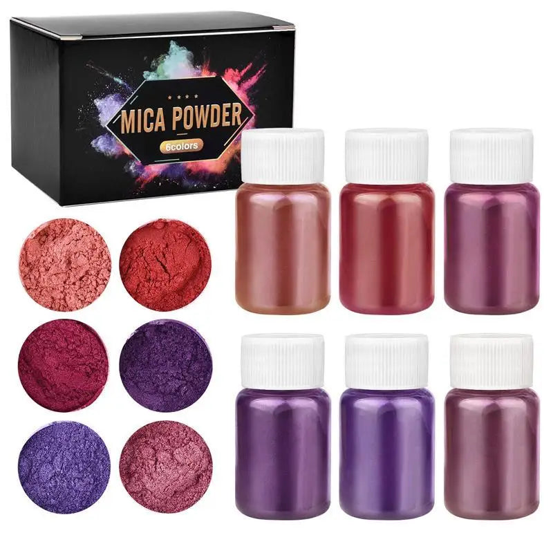 Pearlescent Mica Pigments – Resin Dye Powder Set