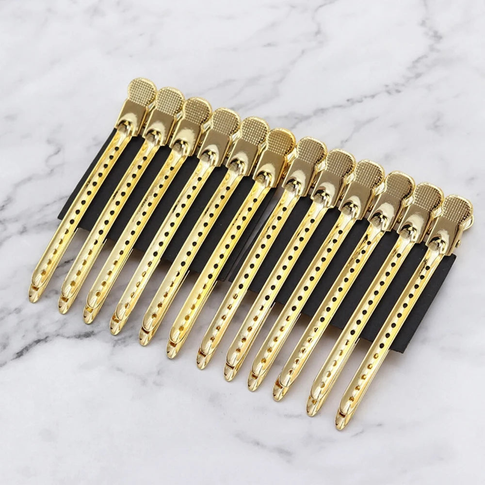 5/10pcs Stainless Steel Hair Sectioning Clips