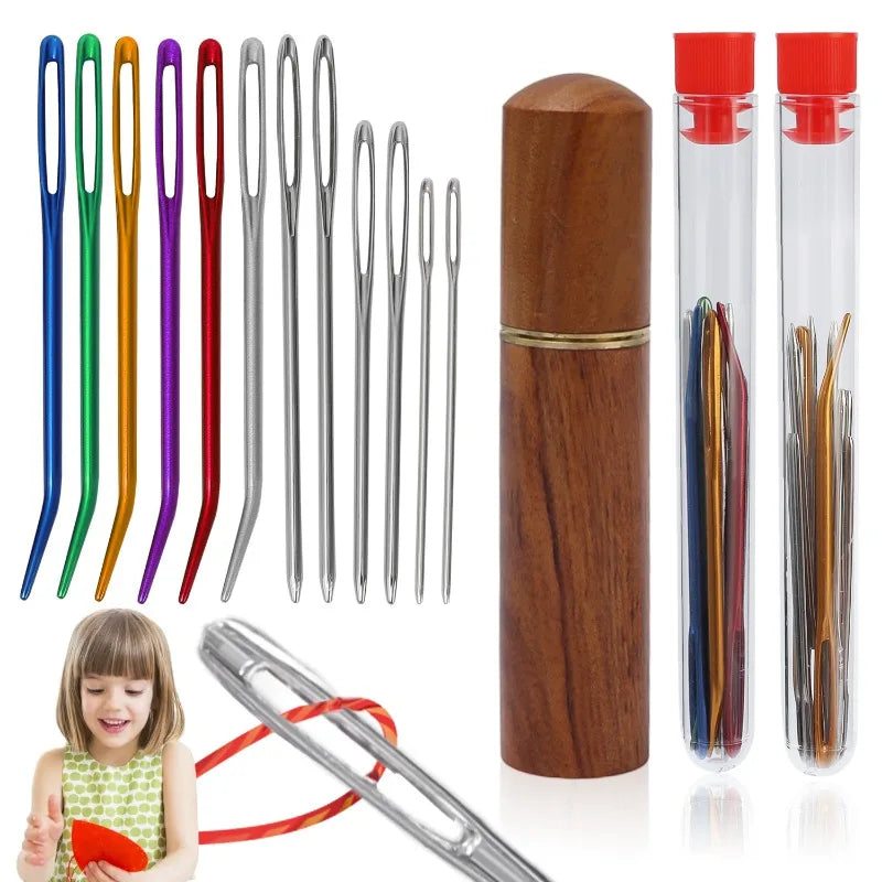 Large Eye Sewing Needles Kit