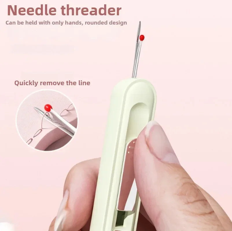2 In 1 Needle Threader and Seam Ripper Tool