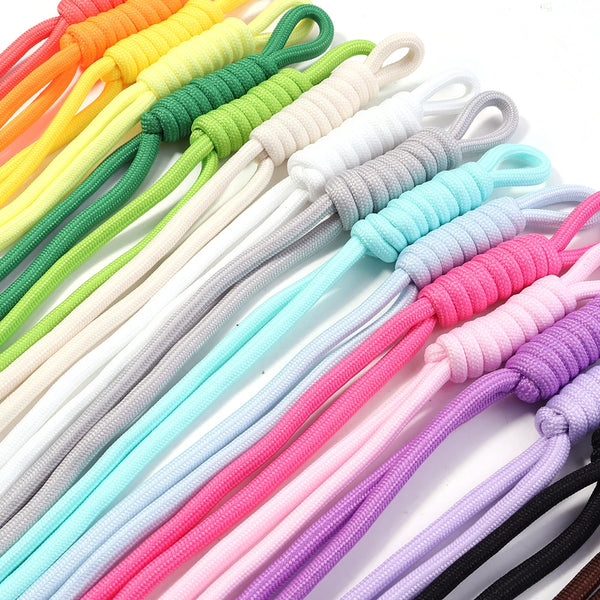 Colorful Braided Lanyard Keychain Set – 5PCS