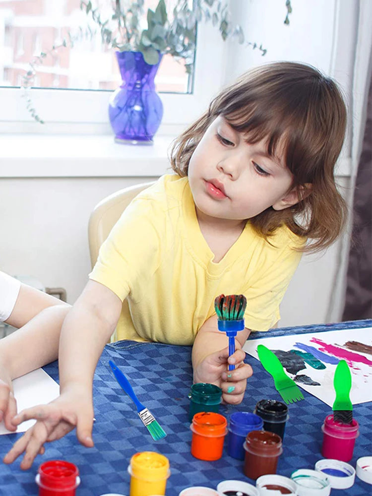 Painting Sponge Brush Set – Kids’ Art Tools for DIY Crafts & Drawing