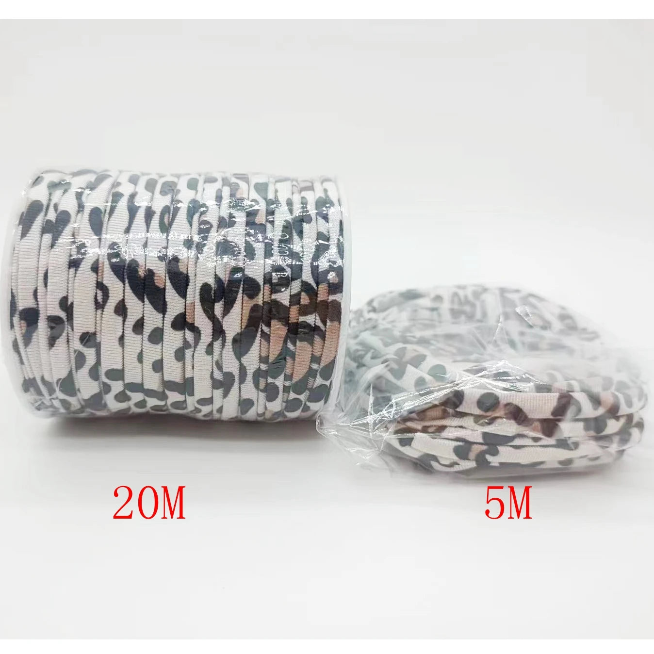 5mm Elastane Cord – Plain Color Hollow Stitched Elastic Band (46 Colors)