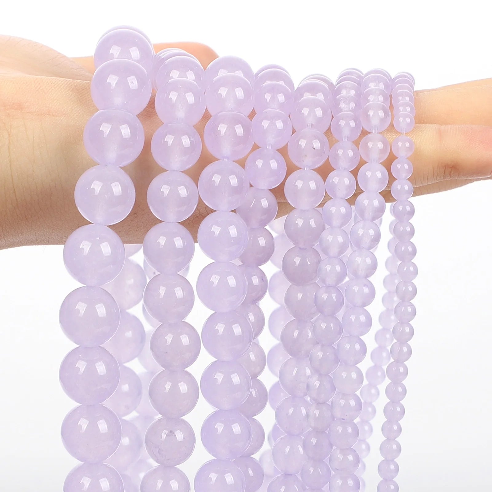 Purple Natural Stone Beads – Amethyst, Agate & Tourmaline for DIY Jewelry