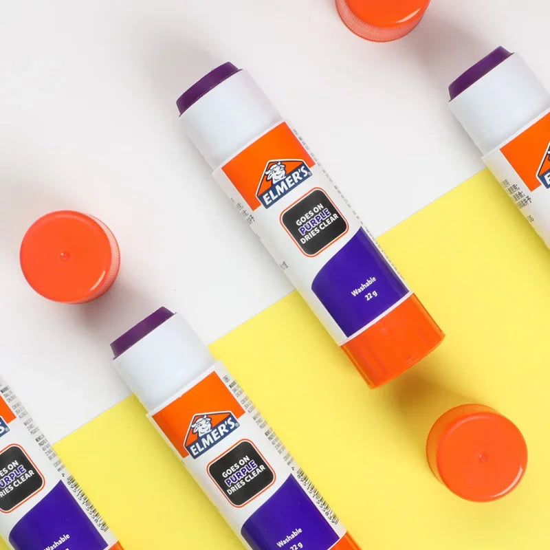 Elmer's Transparent Solid Glue Stick Color-changing Glue, Washable, Suitable for Handcraft DIY, Cosplay,Eyebrow Shaping