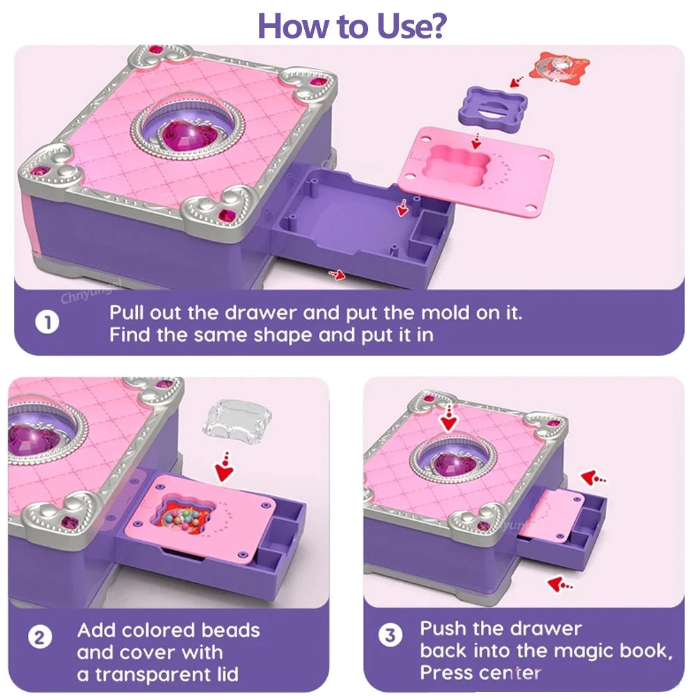 Magic 3D DIY Jewelry Making Kit – Rings & Keychain Craft Set