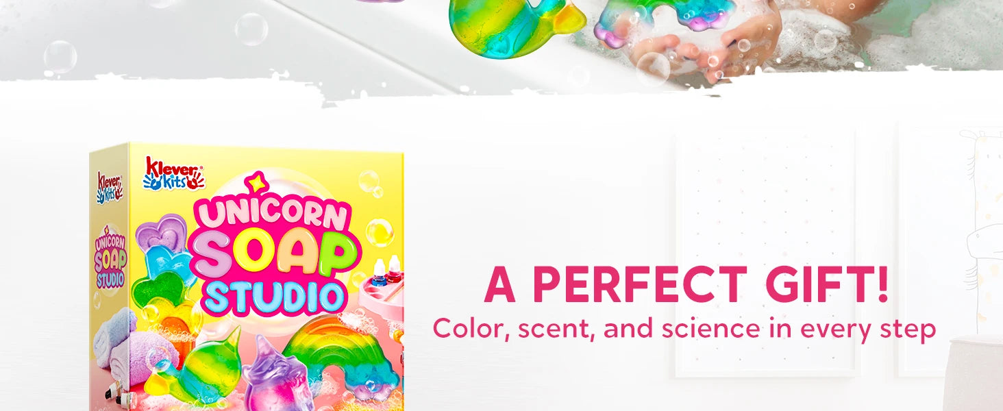 JOYFY Unicorn Soap Making Kit – DIY STEM Craft for Kids & Teens
