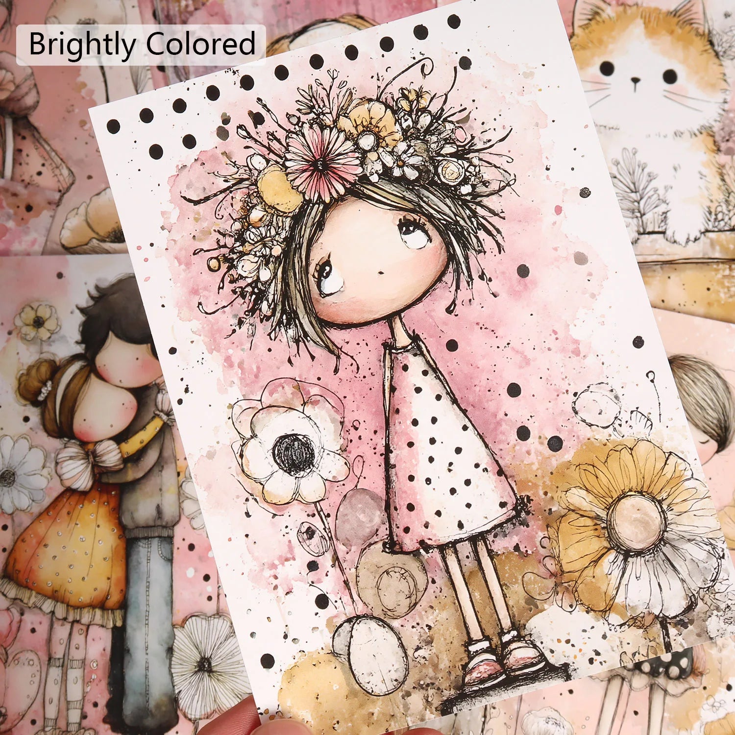 DIY Craft Paper Pack – 32 Sheets for Junk Journals, Scrapbooks & Home Crafts