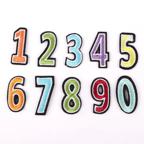 Random Mix Embroidered Iron-On Patches – DIY Clothing & Jeans Applique