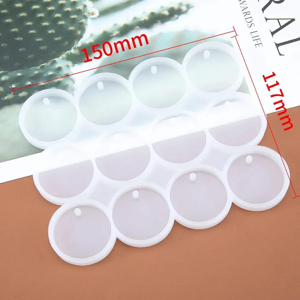 Round & Oval Silicone Mold – DIY Resin Jewelry Making