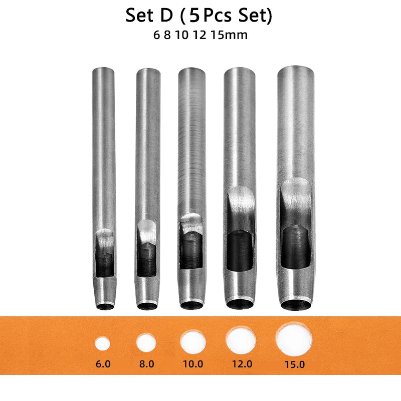 Leather Hollow Punch Tools