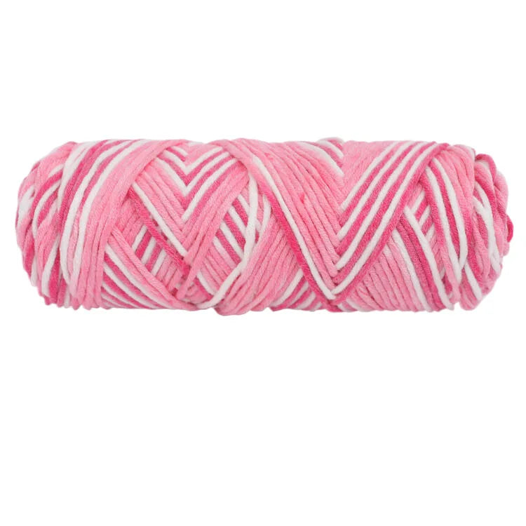 100g Milk Cotton Yarn – Soft Acrylic Rainbow Yarn for Knitting & Crochet