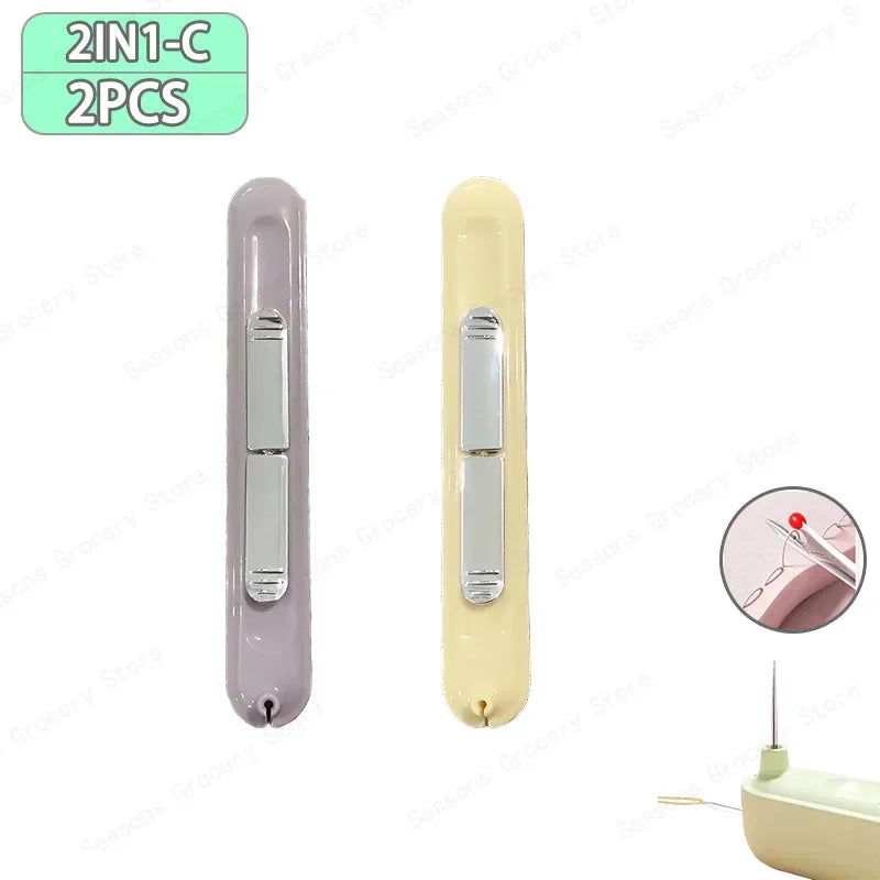 2 In 1 Needle Threader and Seam Ripper Tool
