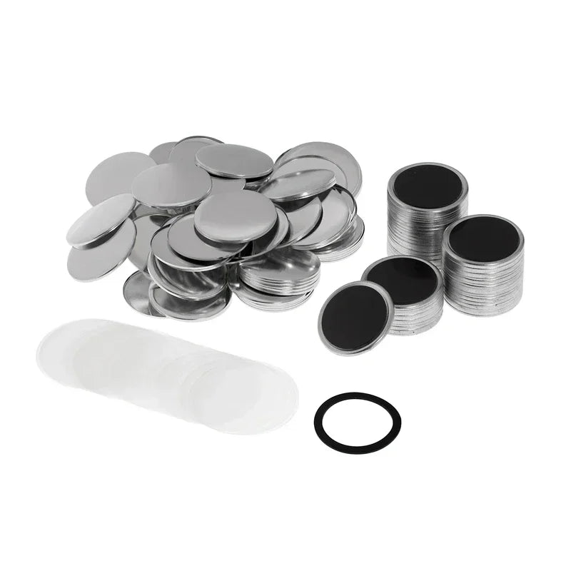 50/100pcs DIY Magnet Badge Button Parts