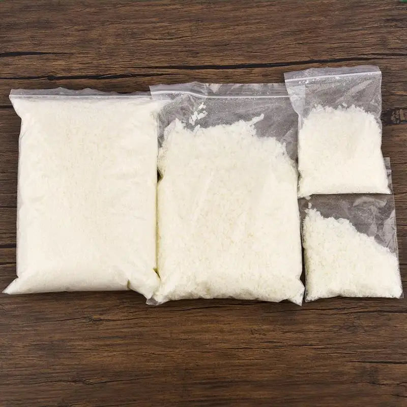 50g–1000g Natural Soy Wax Flakes – Additive-Free Candle Wax Particles for DIY Handmade Smokeless Scented Candles