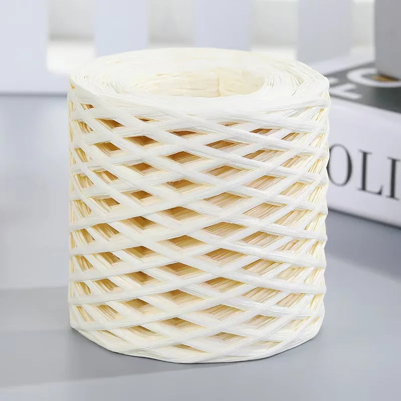 Natural Raffia Straw Yarn
