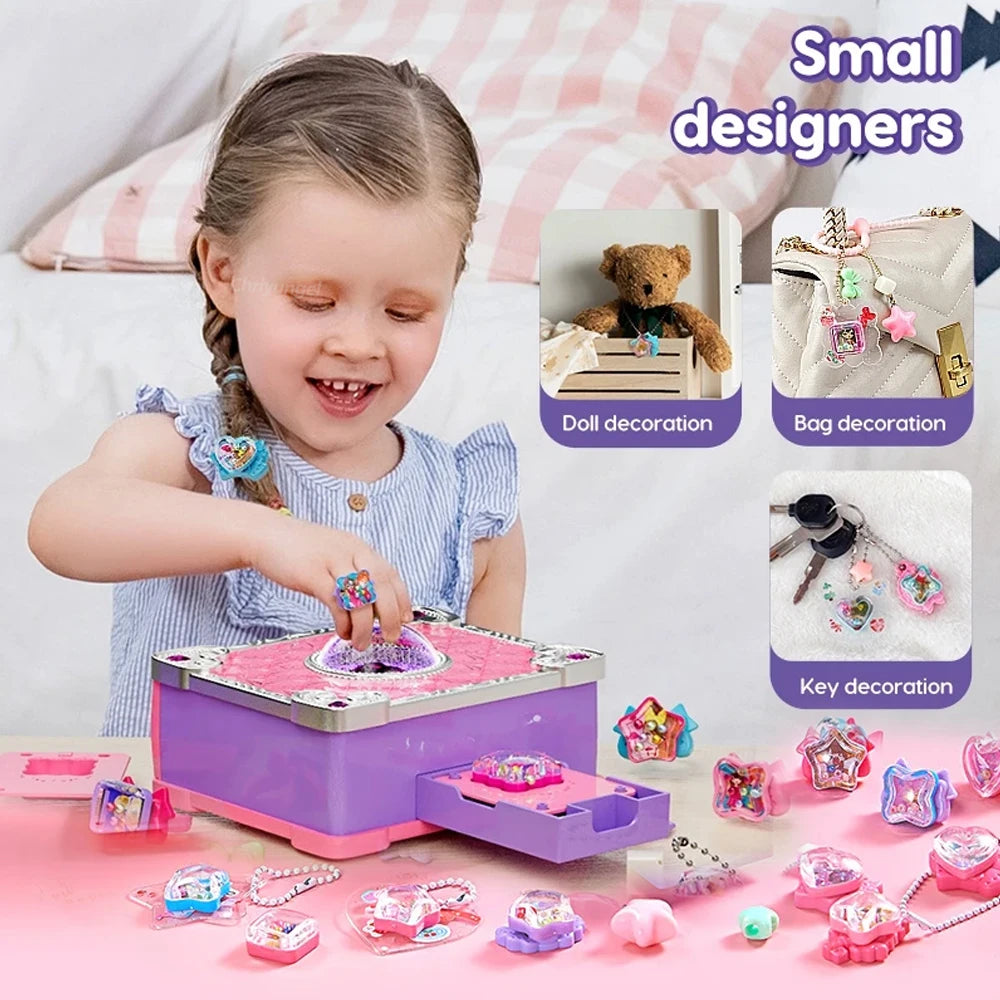 Magic 3D DIY Jewelry Making Kit – Rings & Keychain Craft Set