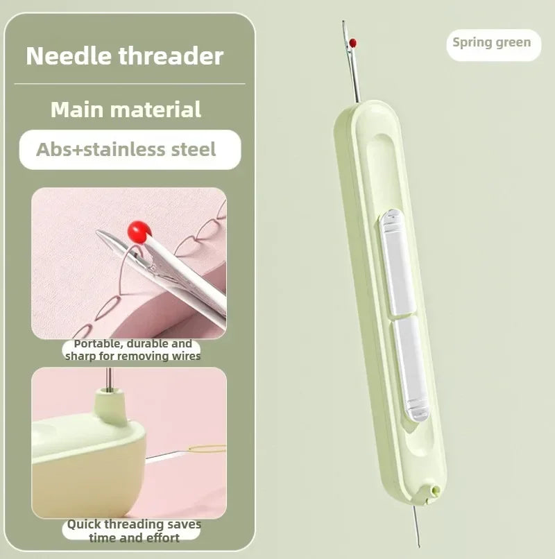 2 In 1 Needle Threader and Seam Ripper Tool