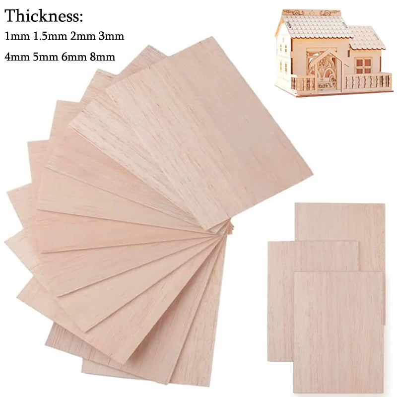 5/10pcs Balsa Wood Sheets