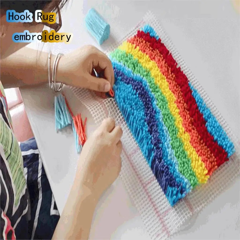 Cats Latch Hook Kit – DIY Carpet, Pillow & Cushion Craft Set