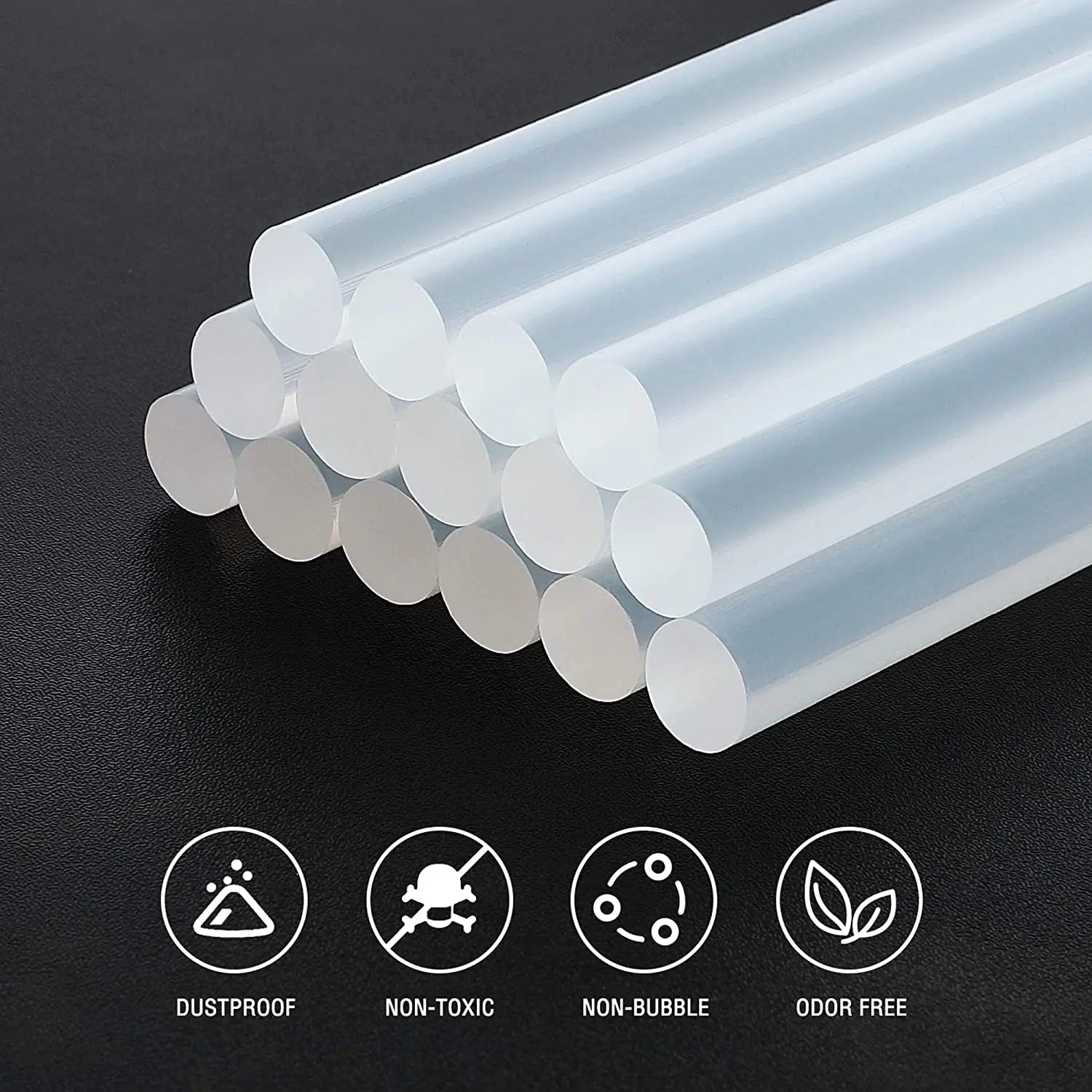 10-100 Pack Full Size Hot Glue Sticks 11mm Diameter Multipurpose for Kid Adult DIY Art Craft Gluing Repairing Festival Home