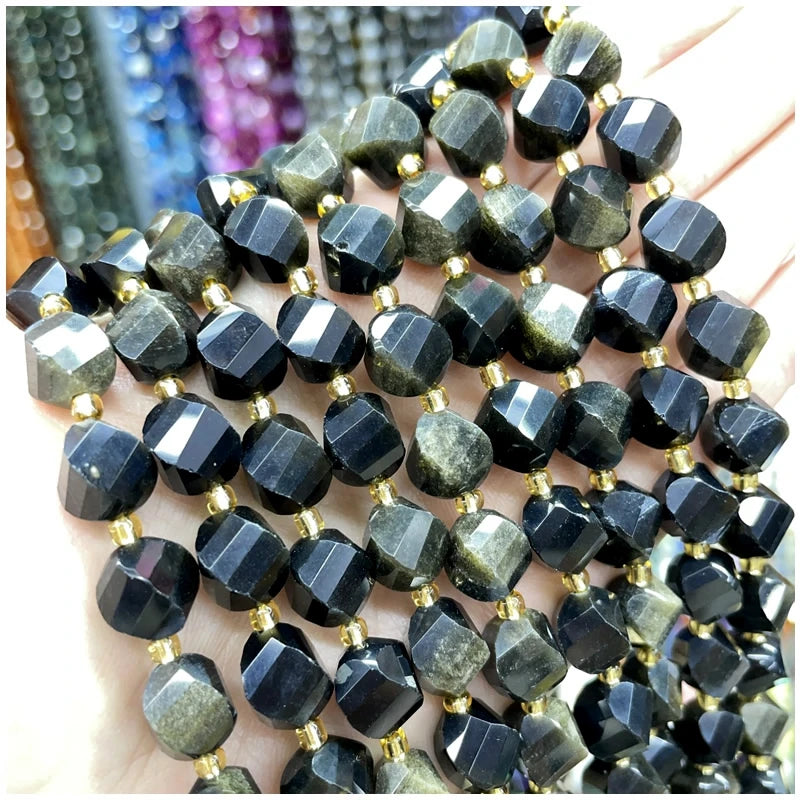 Natural Amethyst, Tiger Eye & Agate S-Shaped Gemstone Beads – DIY Jewelry Supplies
