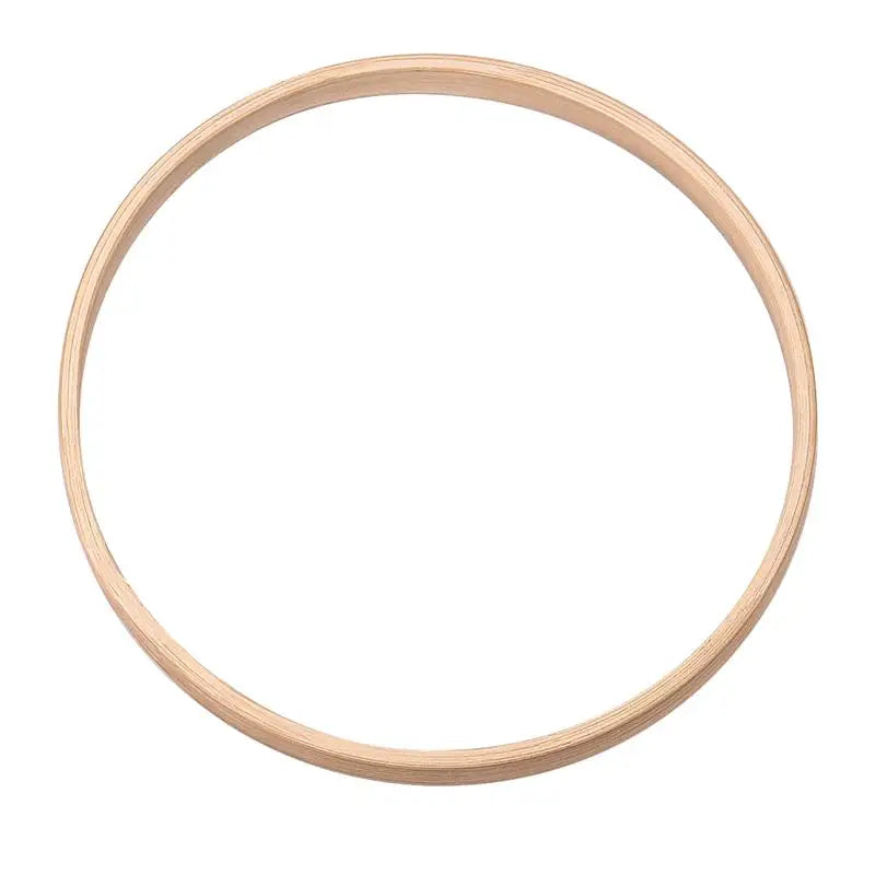 Wooden Bamboo Circle Hoop – Macrame & Floral DIY Ring for Wreaths & Dream Catchers