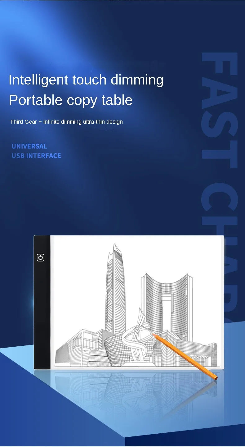 LED Drawing Copy Pad – 3-Level Dimming Art Board