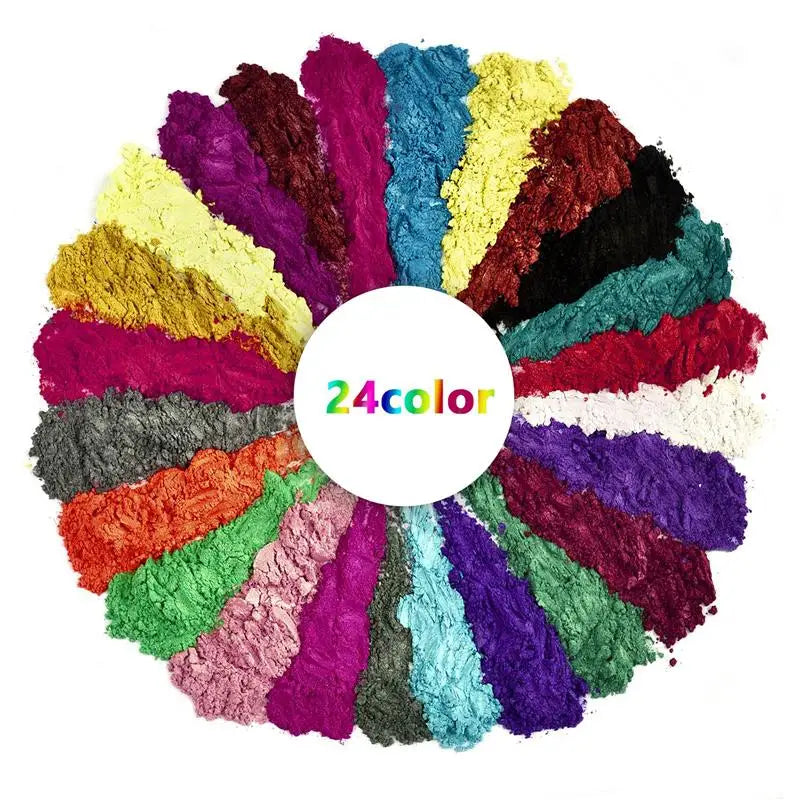 Pearlescent Mica Pigments – Resin Dye Powder Set