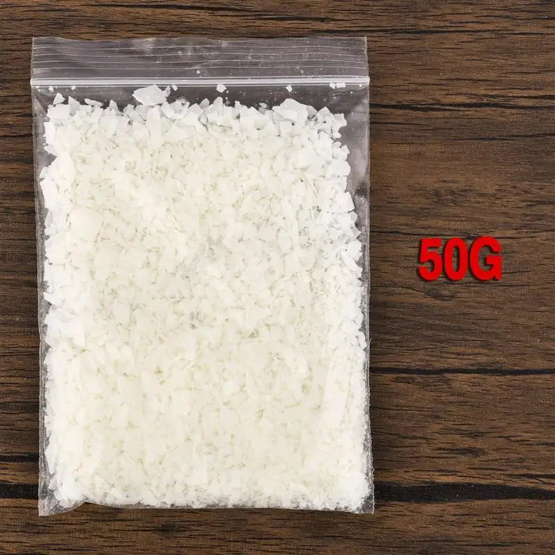 50g–1000g Natural Soy Wax Flakes – Additive-Free Candle Wax Particles for DIY Handmade Smokeless Scented Candles