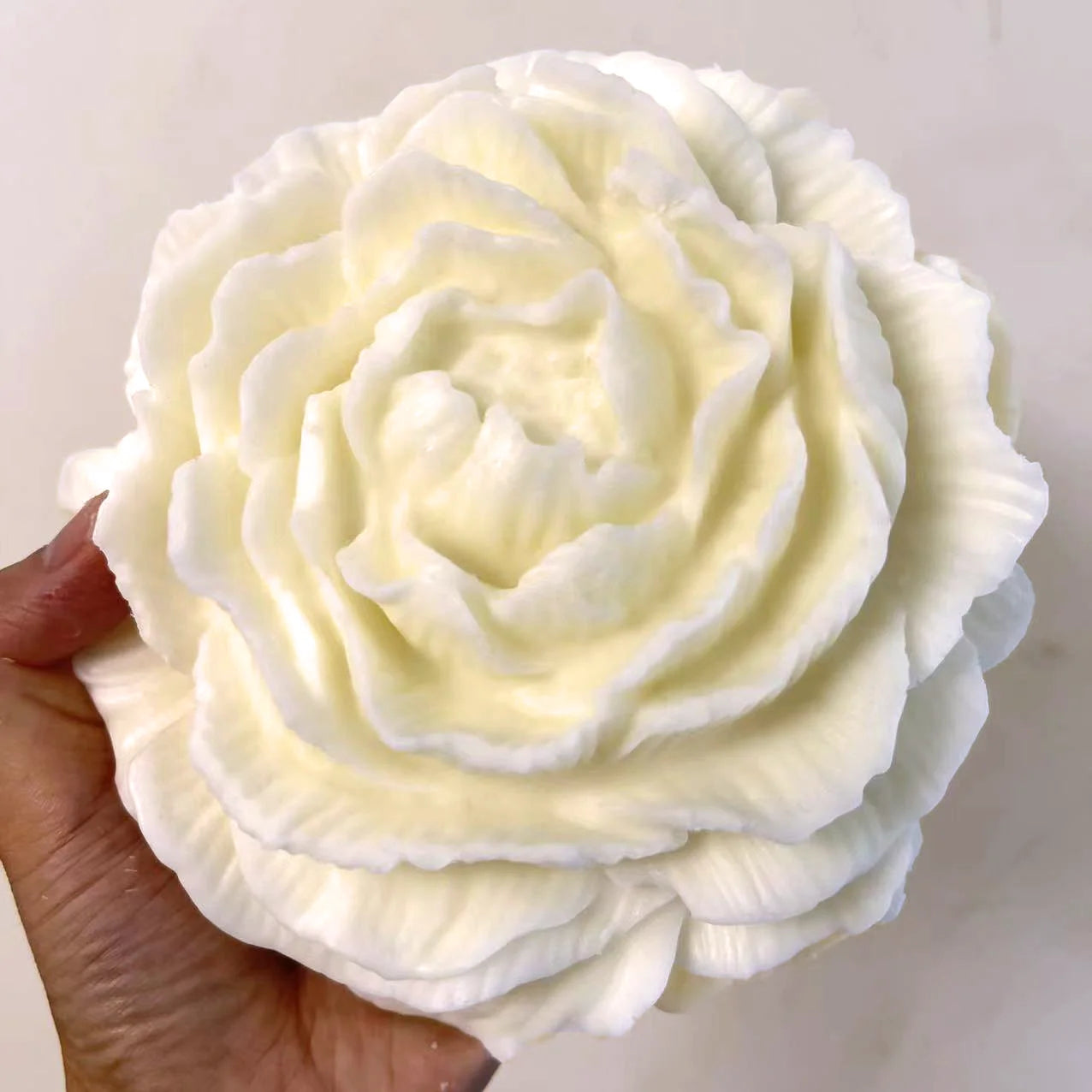 Peony & Rose Silicone Mold – DIY Candle, Soap & Cake Mold