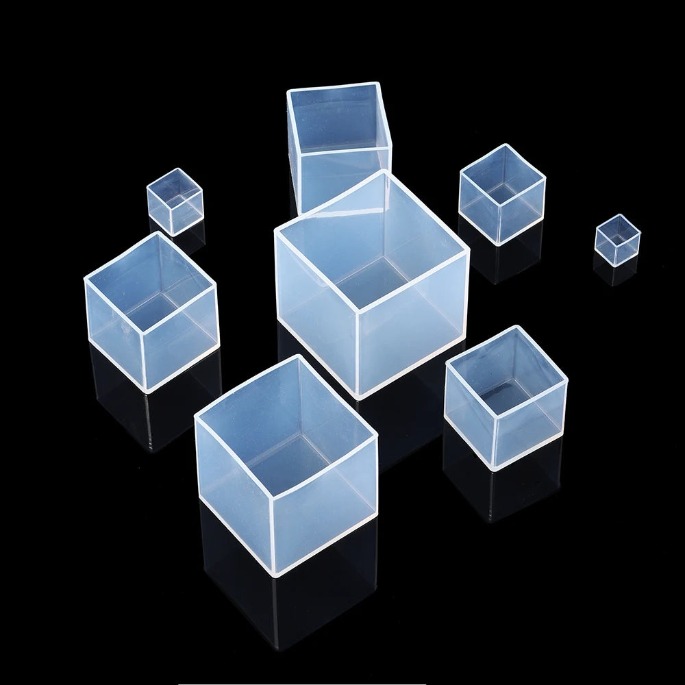 Clear Square Epoxy Mold – Large Silicone Cube Molds for Resin Casting & DIY Crafts