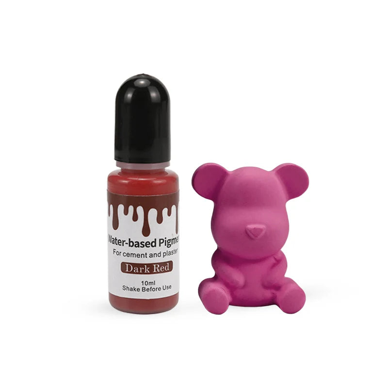 24-Color Water-Based Gypsum Pigment Set – DIY Plaster & Pottery Dye