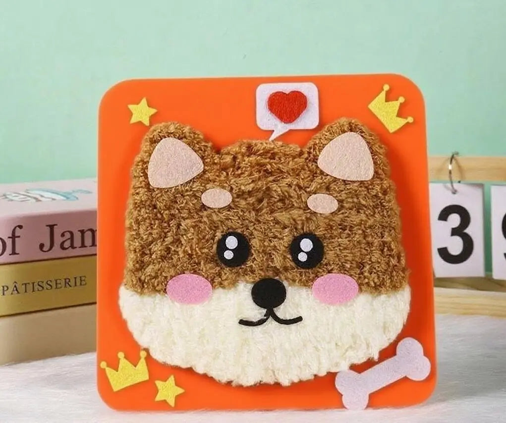 Beginner Kids Sewing Kit – DIY Embroidery & Felt Animal Dolls