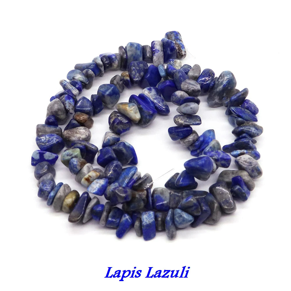 Natural Aquamarine Quartz Beads – Freeform Chips for DIY Jewelry & Crafts