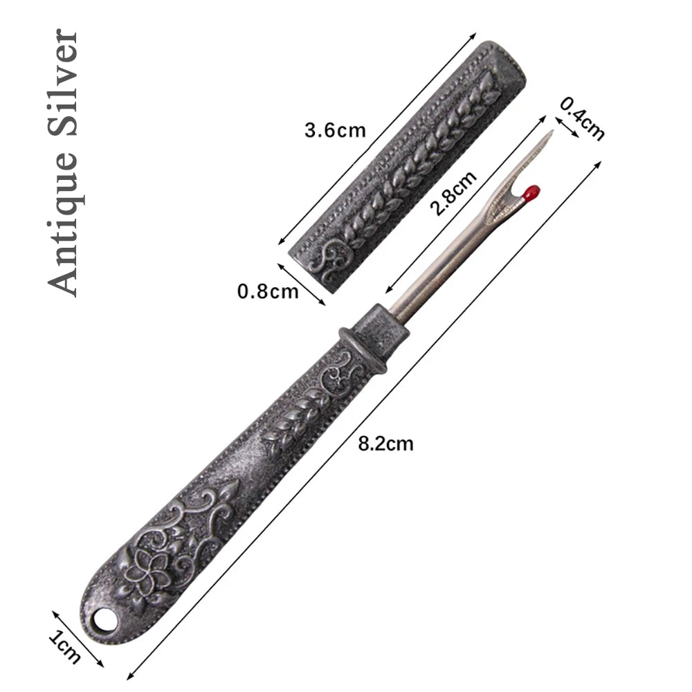Vintage Thread Cutter & Seam Ripper – Multifunctional Sewing Tool