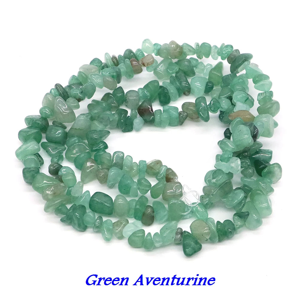 Natural Aquamarine Quartz Beads – Freeform Chips for DIY Jewelry & Crafts