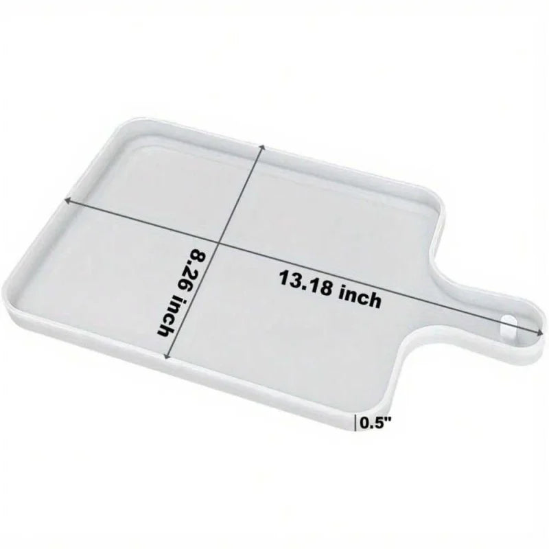 Large Charcuterie Board Silicone Mold – Ocean Wave Design