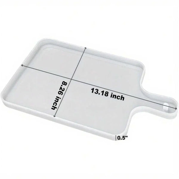 Large Charcuterie Board Silicone Mold – Ocean Wave Design