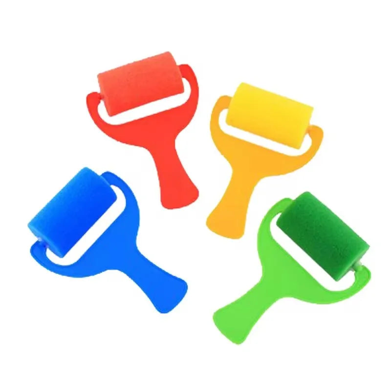 Painting Sponge Brush Set – Kids’ Art Tools for DIY Crafts & Drawing