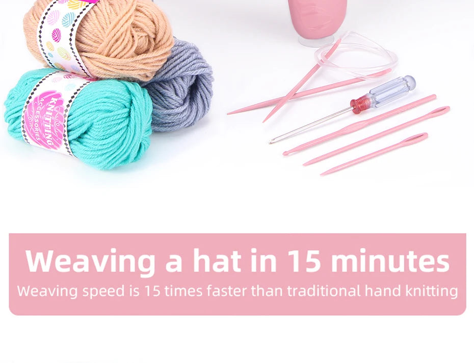 Sentro 40-Needle Knitting Machine – DIY Hand Knitting Kit