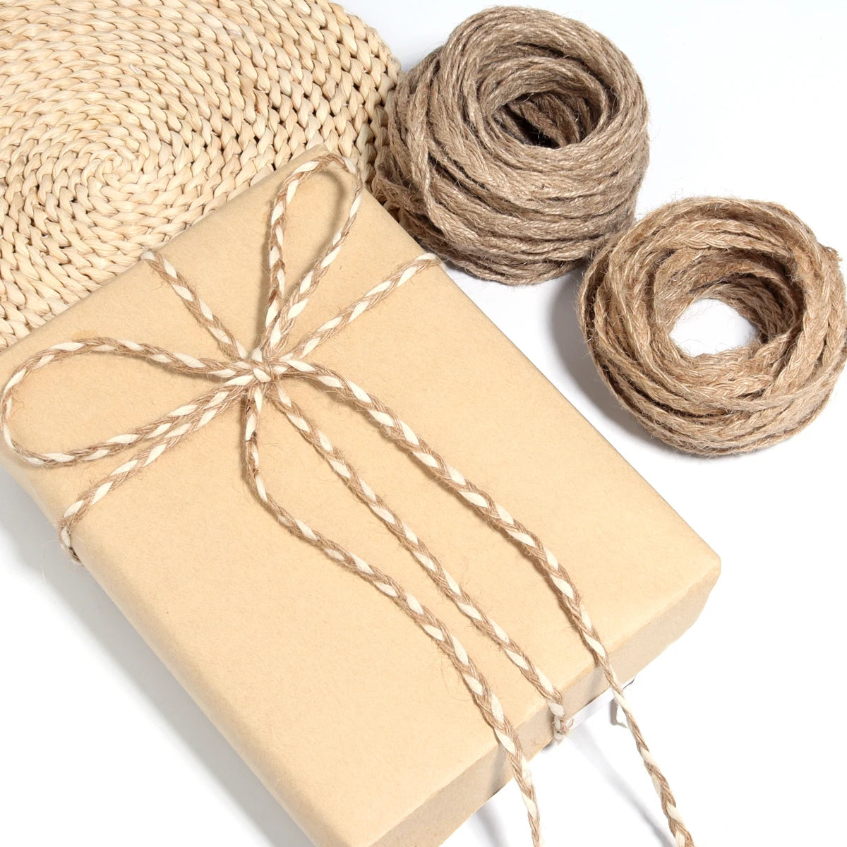 Linen Burlap Ribbon – 5/10M Craft & Gift Packaging Webbing